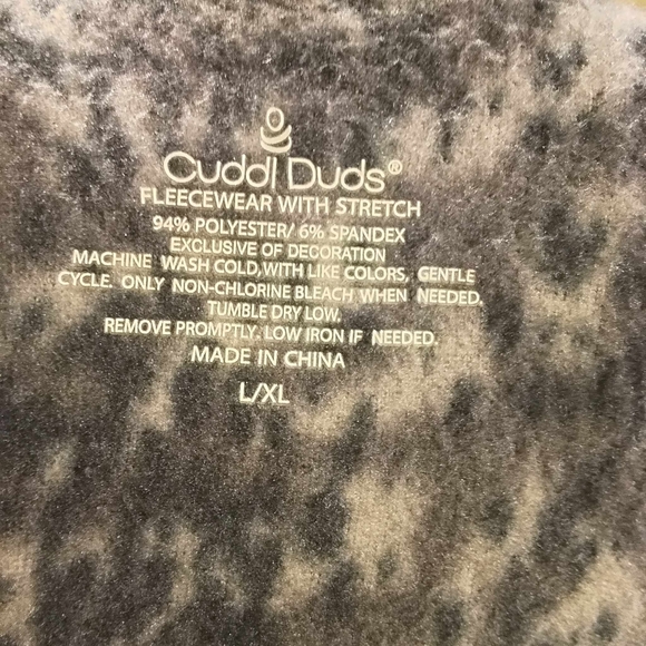 Cuddle duds l/xl cardigan - Picture 7 of 7